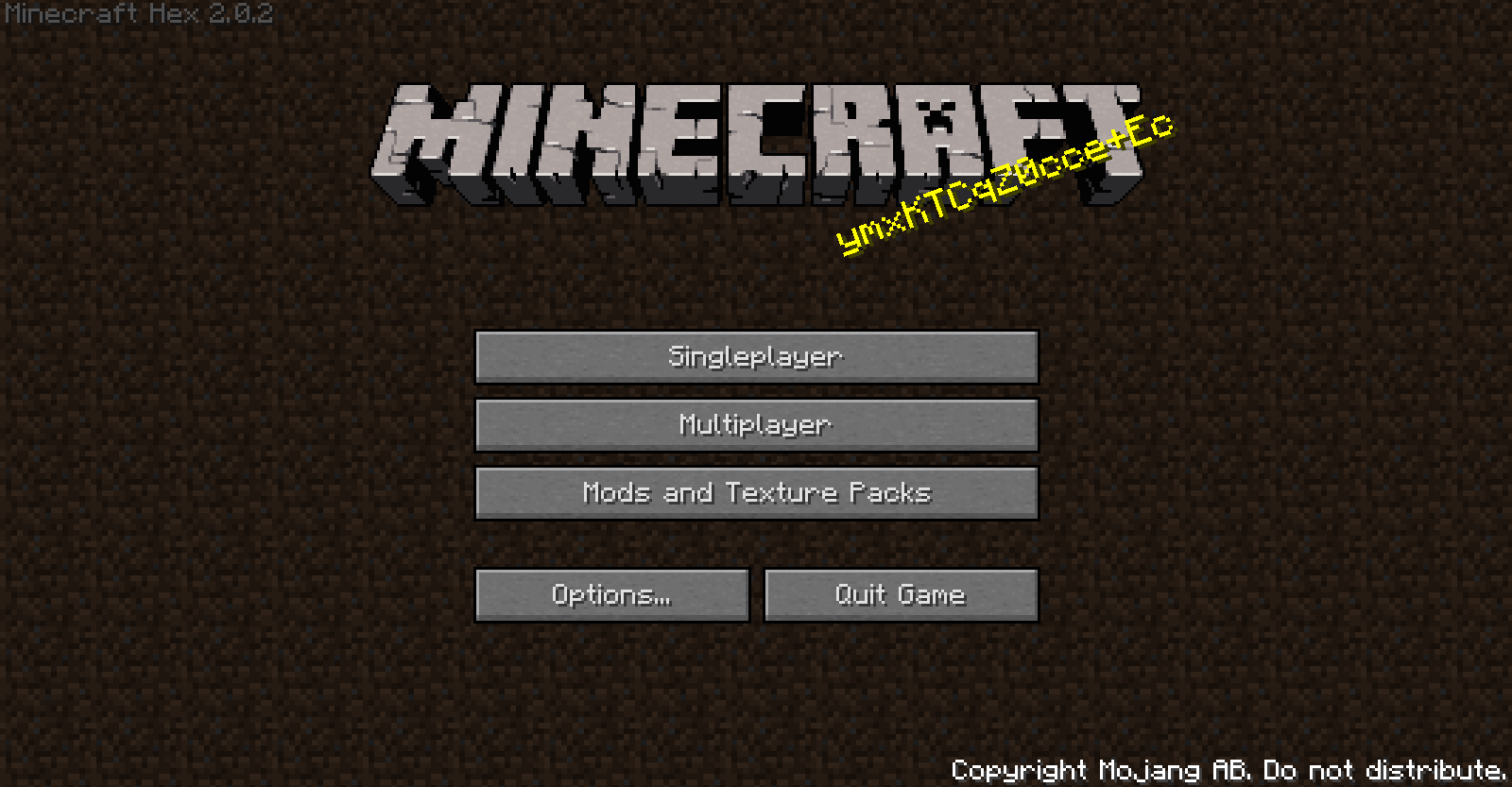 Minecraft HEX Edition Screenshot